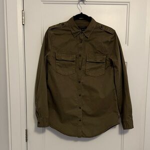 Banana Republic Olive Soft Wash Shirt